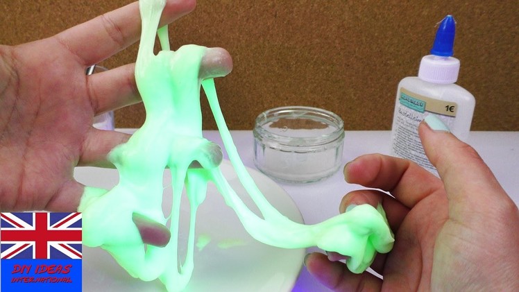 DIY GLOW IN THE DARK SLIME | How to make your own slime?