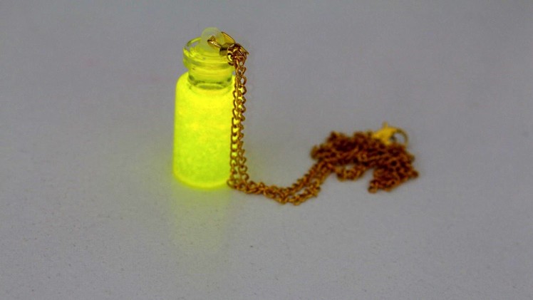 DIY Glow Pendant | Glow Bottle |  Tutorial