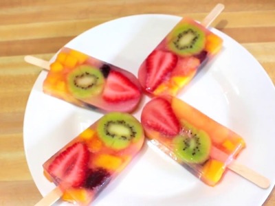 DIY: Healthy Fruit Popsicle - Summer Time