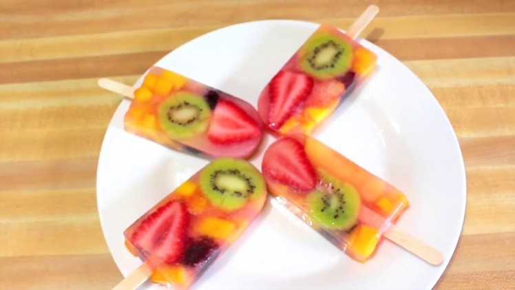DIY: Healthy Fruit Popsicle - Summer Time