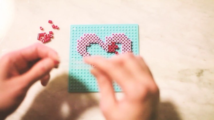DIY: Heart Perler Bead Key Chain | Mother's Day Gift Idea