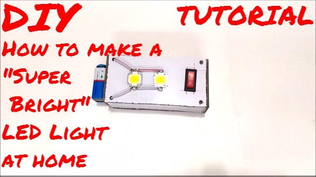 DIY | How to make a LED Light at home | Tutorial