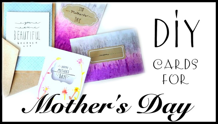 DIY Mother's Day Cards | Easy & Cute