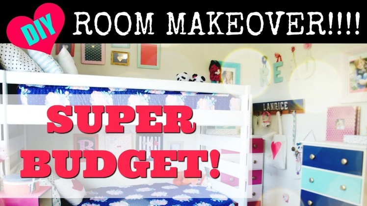 DIY Room Makeover on a Budget Reveal!