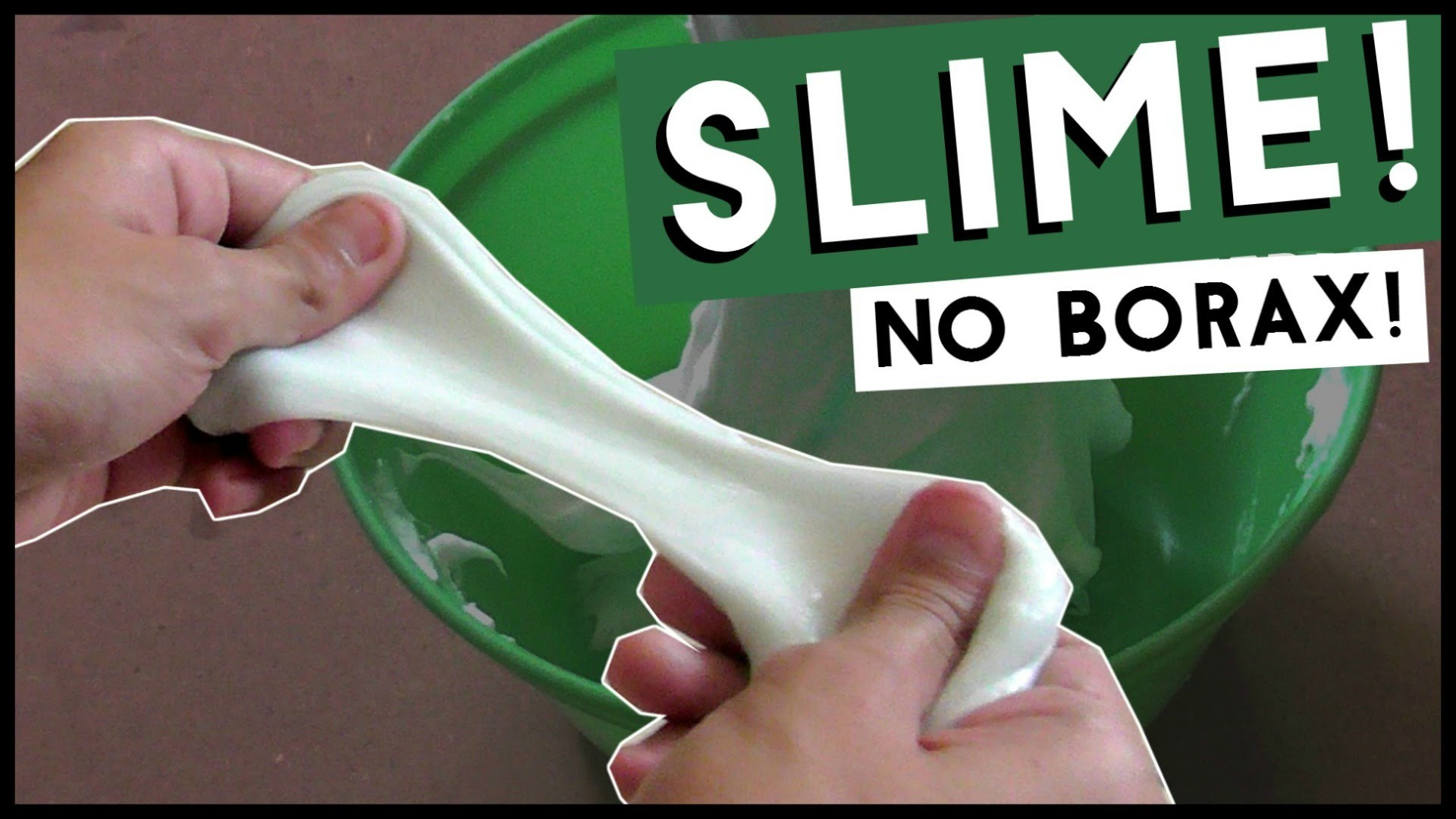 how to make slime with clear glue without activator or borax