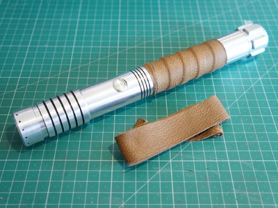 DIY Tutorial: How to apply a leather wrap to your lightsaber