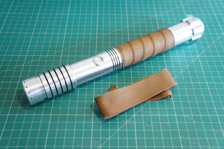 DIY Tutorial: How to apply a leather wrap to your lightsaber