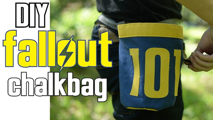 DIY Tutorial: How to Make a Fallout Chalk Bag for Climbing
