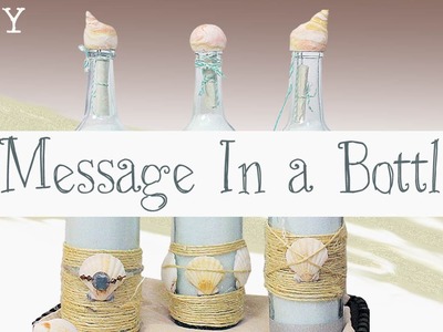 DIY Wedding or baby shower Favor Idea- Message In A Bottle Bath Salt Gift