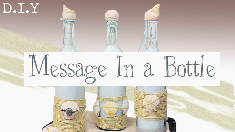 DIY Wedding or baby shower Favor Idea- Message In A Bottle Bath Salt Gift