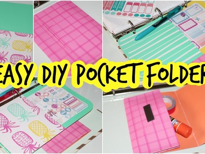 Easy DIY Planner Pocket Folder