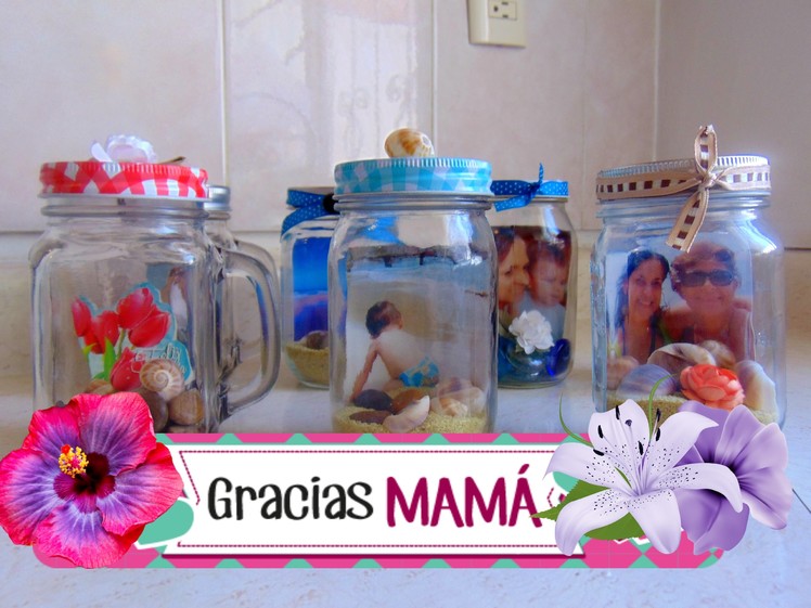 Regalo Rápido para el Día de las Madres- DIY MASON JARS