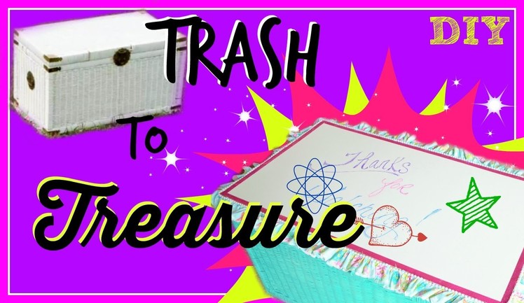 Trash to Treasure - DIY Toy Box