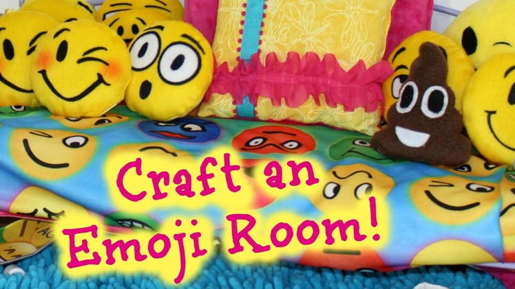 DIY American Girl Doll Emoji Bedroom Crafts