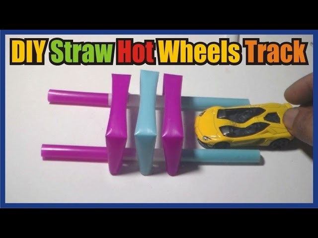 DIY Hot Wheels Track Plastic Straw for Your Kids