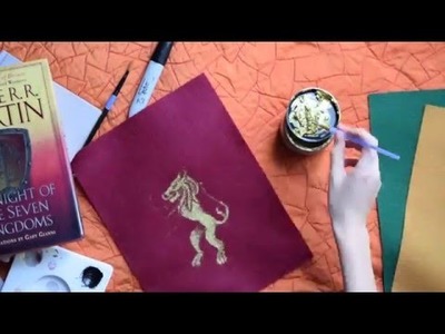 DIY House Banners from Game of Thrones!