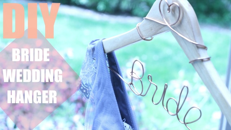 DIY.How To Make A Personalized Wedding Hanger
