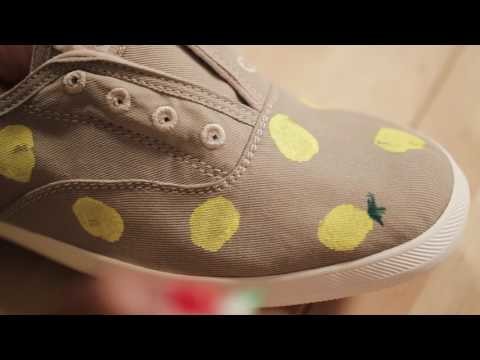 DIY: How to Make Pineapple Prints for Shoes
