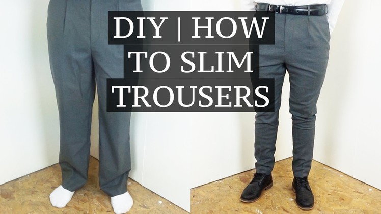 DIY | How To Slim & Shorten Suit Trousers | Josh Barnett