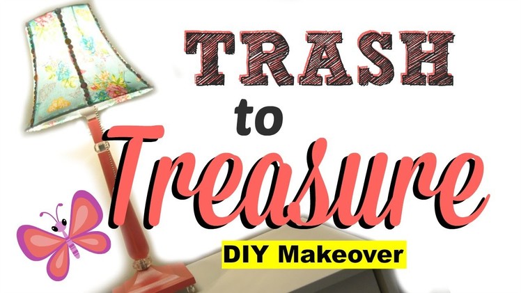 DIY Lamp Makeover - Trash to Treasure