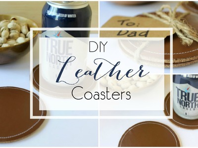 DIY Leather Coasters