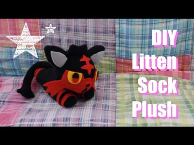 ❤ DIY Litten Sock Plush! How to make your own adorable Pokemon sock plush! ❤