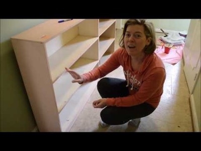 DIY on a Dime  - Thrift Store Built-In Bookcases