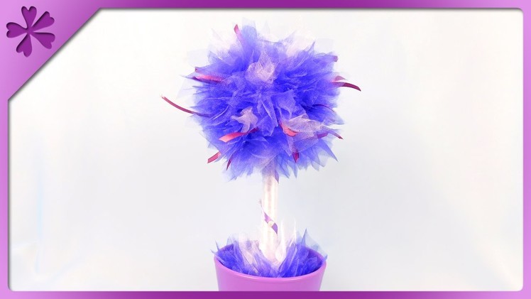 DIY Organza tree for Mother's Day (ENG Subtitles) - Speed up #216