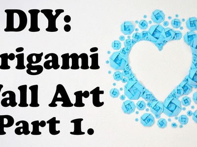 DIY: Origami Wall ART Mademoiselle (part 1)