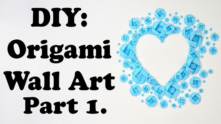 DIY: Origami Wall ART Mademoiselle (part 1)
