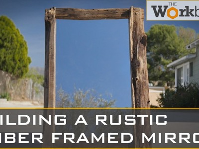DIY TIMBER FRAMED MIRROR WITH A CHAINSAW!