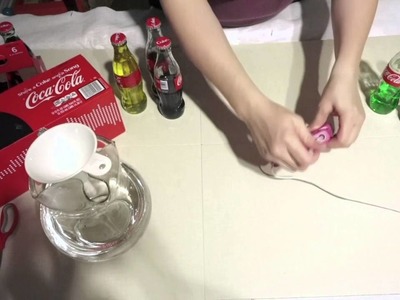 Easy DIY Xylophone from Coca Cola Bottles
