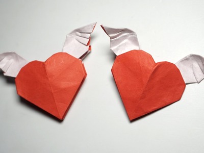 Easy origami WINGED HEART tutorial - DIY (Henry Phạm)