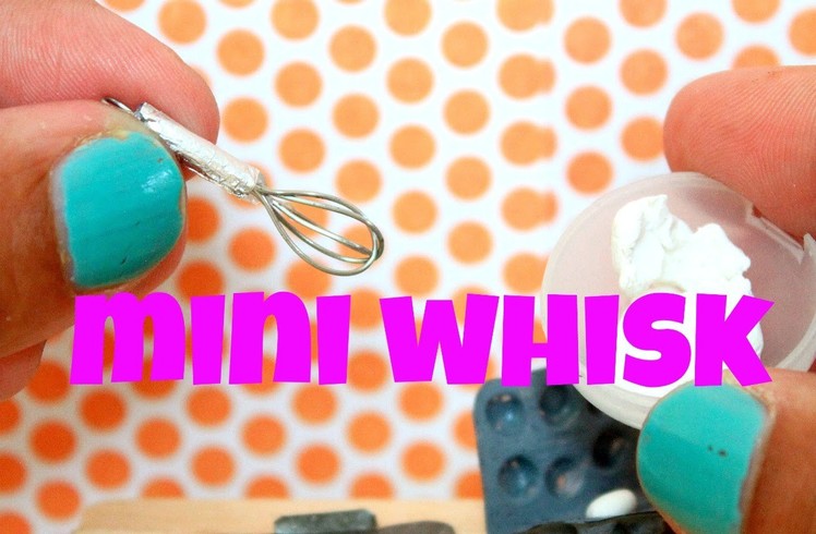 How to make a miniature whisk | Dollhouse DIY