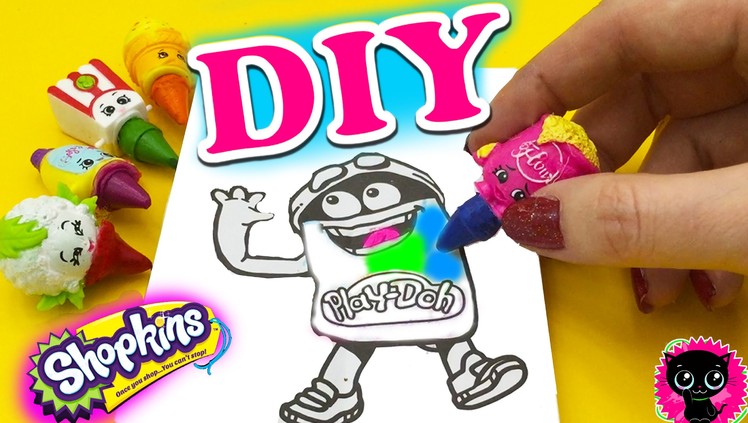 How to make Shopkins Crayons DIY