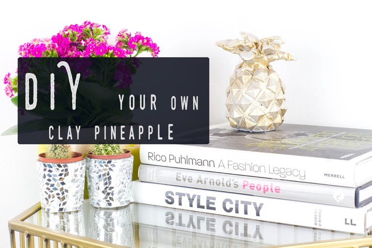 Make your own pineapple ornament | DIY Home Decor