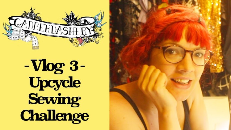 Vlog 3 - DIY Upcycle Sewing Challenge: Dress to playsuit