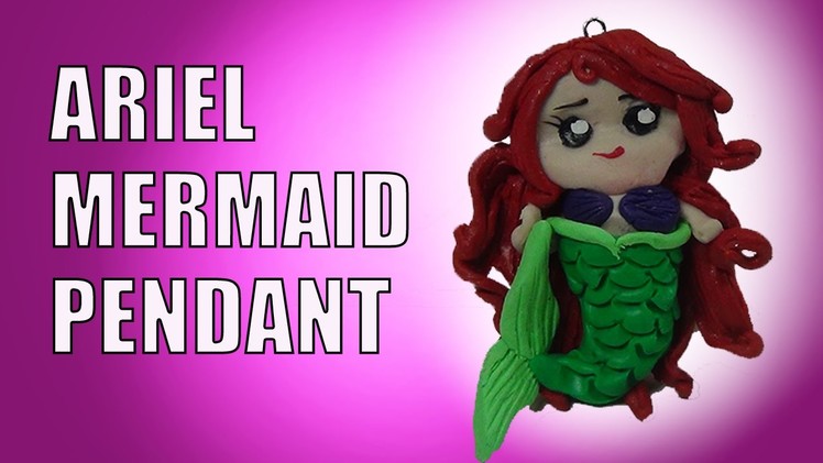 Disney Princess Ariel Little Mermaid Pendant DIY Fimo Polymer  Clay