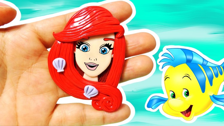 Disney Princess! DIY Mini Ariel! The Little Mermaid Polymer Clay Tutorial