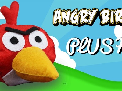 DIY Angry Birds Plush Toys - How to make Red from Angry Birds Movie (FREE PATTERN)