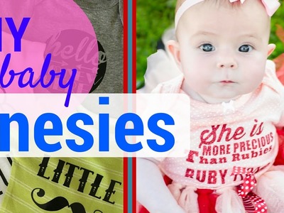DIY Baby Onesies! | Tay from Millennial Moms