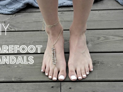 DIY Barefoot Sandals