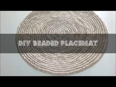 DIY Beaded Placemat