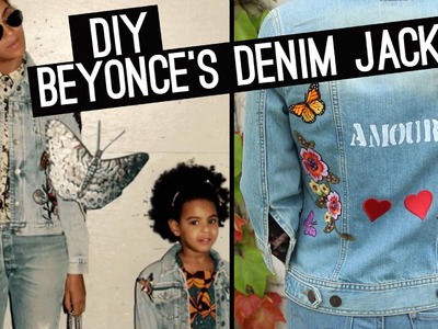 DIY: Beyonce & Blue Ivy's Matching Denim Jackets!  (StyleWire)