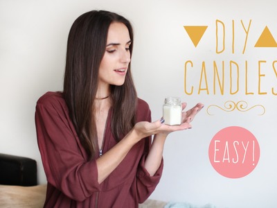 DIY Candle Tutorial ♡ SO easy!