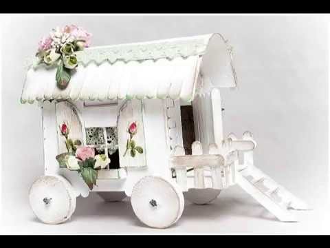 DIY - Carriage made of ice cream sticks