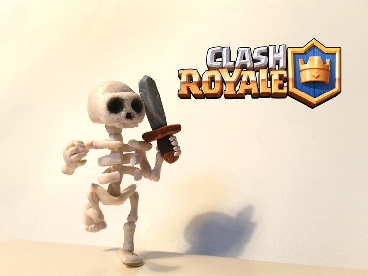 DIY Clash Royale Skeleton - Polymer clay tutorial