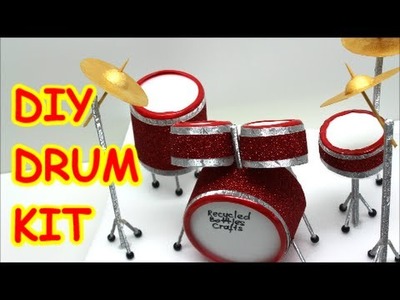 DIY Crafts for Teens: Drum Kit from Water Bottles