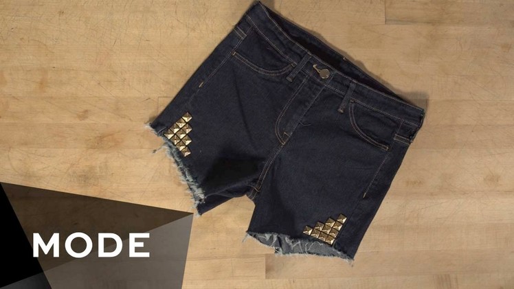 DIY Denim Shorts | Glam It Yourself ★ Mode.com