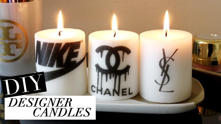 DIY Designer Candles. Tumblr Inspired